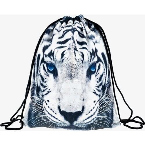 New fashion Women Backpack 3D printing travel softback women llama aztec drawstring bag mens backpacks Girls Backpack Rop Tiger