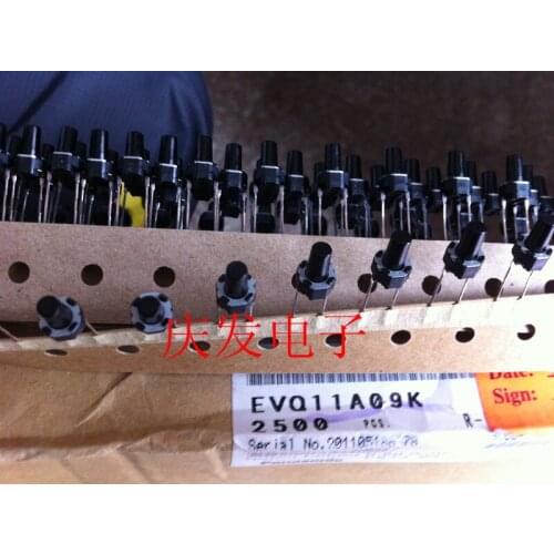 Japan EVQ11A09K Tact Switch Micro Switch 6*6*9.5mm Round Reset Button