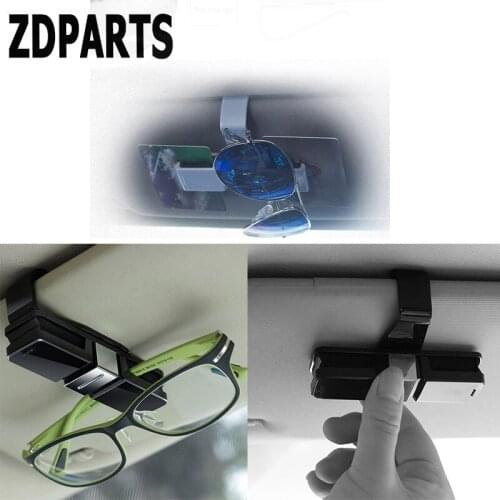 ZDPARTS Car Styling Sunglass Eyeglasses Card Holder Clip For Suzuki Grand Vitara Swift SX4 Mitsubishi ASX Audi A 4 Fiat 500