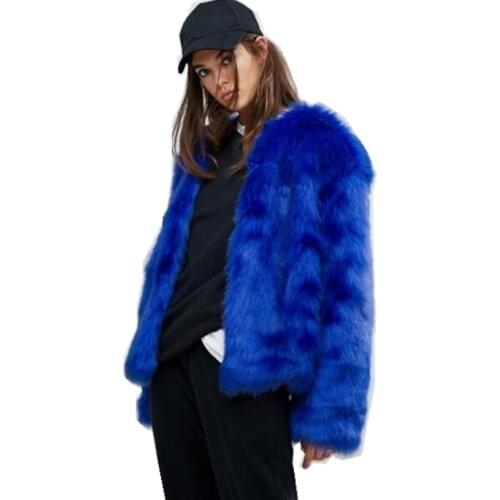 ZJOAN SHOW Women's Blue Jackets