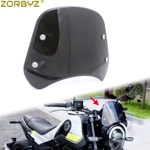 ZORBYZ 1 Set Smoke Headlight Windshield Fairing Windscreen Deflector For Benelli Leoncino 250