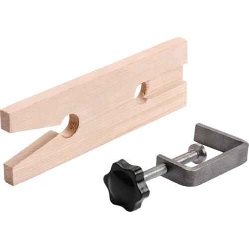 1 Set Jewelers Bench Pin Clamp V-Slot C-Clamp Mount On Table Workbench Jewelers Tools