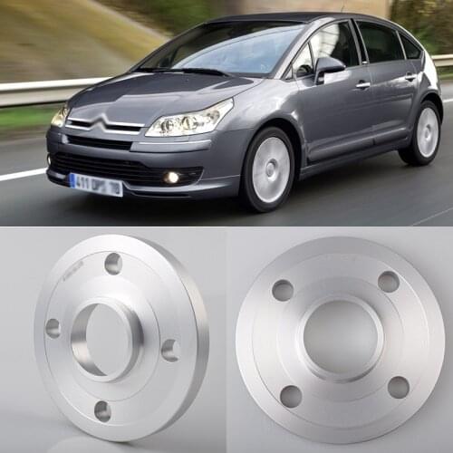 2PCS 4x108 65.1CB Aluminum Centric Wheel Spacers Tire Adapters Rims Flange Hubs For Citroen Series