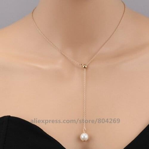 400pcs/lot Hot Women Personality Necklace Double Layer Chain Choker Necklaces & Pendants For Women xl19090407