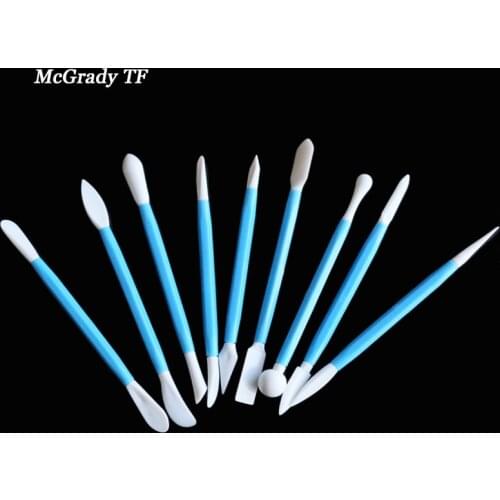 9Pcs/Set Fondant Cake Decorating Flower Sugar Craft Modelling Tools Clay Fondant Cake Decorating Tool