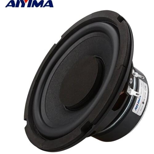 AIYIMA 1Pcs 6.5 Inch Subwoofer 4 8 Ohm 80W Super Bass Woofer Speaker Home Theater For Bookshelf Computer Speaker