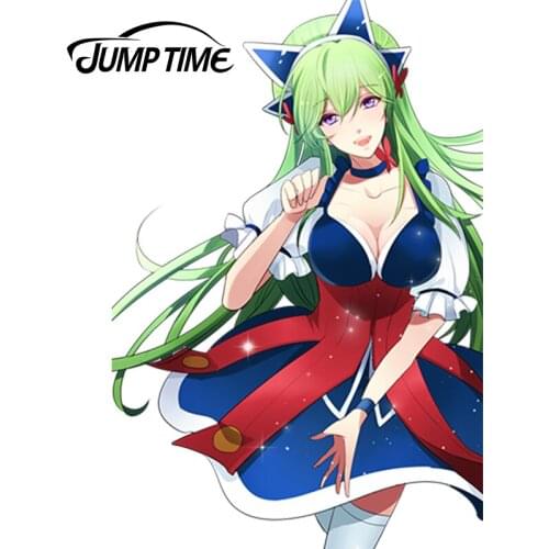 JumpTime 13cm x 8.7cm Sexy Pretty Girl Car Sticker Ixion Saga DT Cartoon Beauty Mariandale Japanese Anime JDM Window Decal