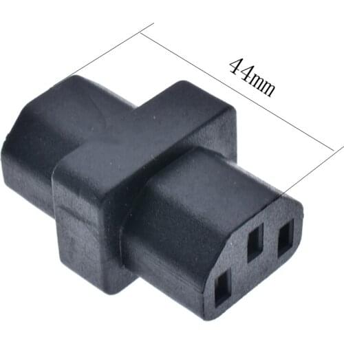 C13-C13 AC Power Adapter IEC320 C13 TO C13 Wire Cord Connector Converter Male To Female Socket Chassis Server Conversion Plug