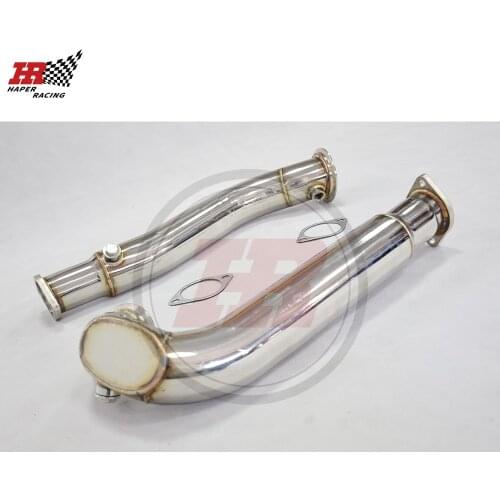 HP RACING 3.0'' Stainless Steel Catless Downpipe For N54 Engine E60 535XI 535I 5 Series 2008-2010