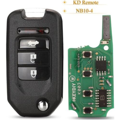 Kutery 4 Buttons Universal Remote Control Car Key NB10-4 B-Series For KD900 KD900+ URG200 Mini KD KD-X2