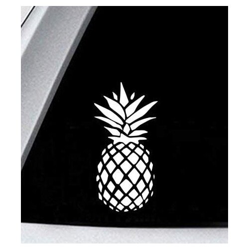 Pineapple Cool Tropical - Vinyl Decal - Car Phone Helmet Bumper Sticker Decal