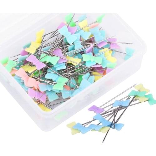 LMDZ 50/100 Pcs/Box Positioning Needle Patchwork Pins Sewing Marker Needle Dressmaking Pins DIY Handmade DIY Sewing Accessories