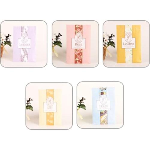 Mini Natural Perfume Air Freshener Vanilla Sachets Paper Fragrance Bag Scented85WC