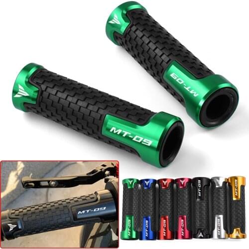 MT09 Logo 7/8" 22mm Motorcycle Aluminum Accessories Handle Bar Hand Grips For Yamaha MT-09 MT 09 SR FJ-09 TRACER 2014-2015