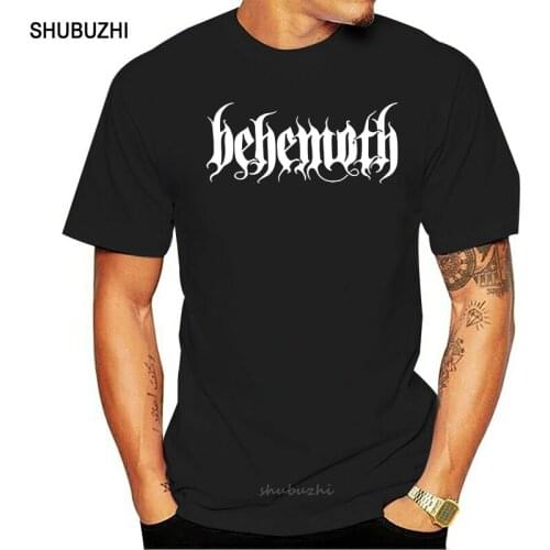 New Hip Hop HEAVY METAL PUNK Band Behemoth Eagle T-shirts Men Casual Short-sleeved T Shirts New Tops Tees Novelty Tshirts