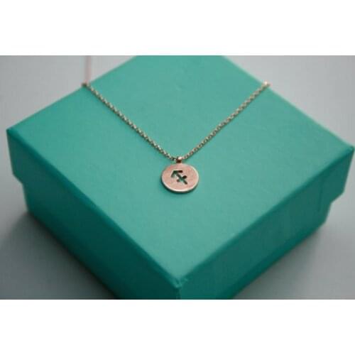 Sagittarius Necklace Signs Zodiac Constellation Necklace Horoscope Astrology Anchor Necklaces Bow and Arrow Necklace