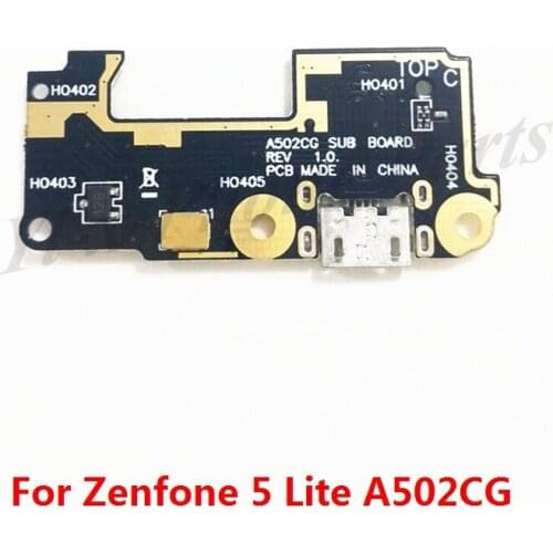 USB Charging Port Connector With Mic Microphone Board For Asus Zenfone 5 Lite A502CG Flex Cable