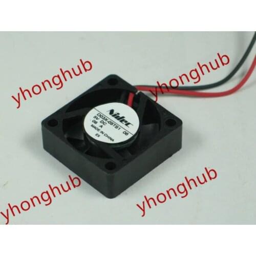 Nidec D03X-05TS1 06 DC 5V 0.06A 30x30x10mm Server Cooling Fan