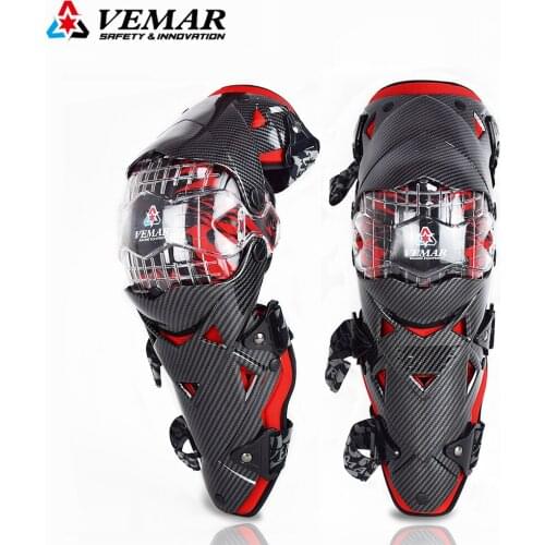 Vemar Motorcycle Protection Armor Motocross Knee Pads Moto Adult Knee Protector Safety Gear ATV Cycling Knee Guard 7 Colors