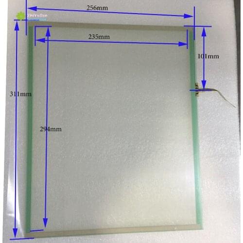 ZhiYuSun TSAF-E311mm*256mm 15inch 4 lins Touch Screen glass touchsensor 311*256 touchglass digitizer GLASS Good Industrial use