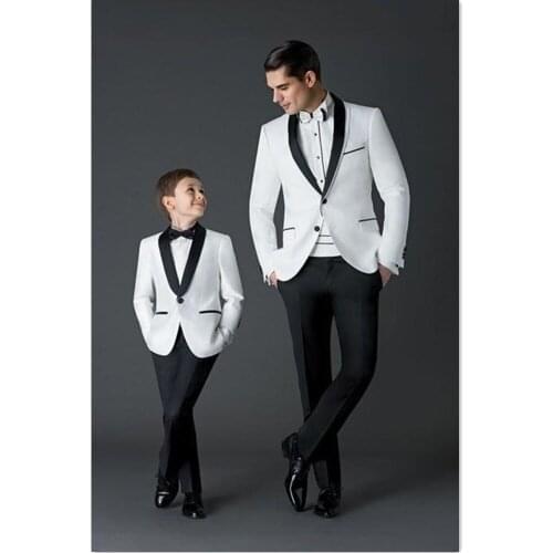 2021 Mens Suits Wedding Groom Best Man 2 Pieces White (Jacket+Pants) Slim Fit Men Suits Set For Prom Dinner Regular Tuxedos