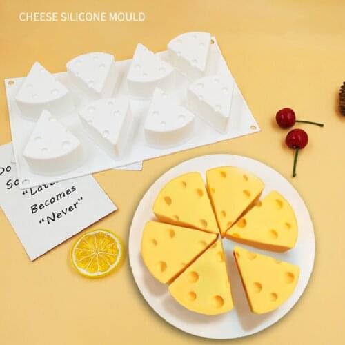 3D Cake Moulds Cheese Shape Silicone Mold Chocolate Fondant Dessert Pastry Baking Mould Cake Decorating Pastry Tools Bakeware