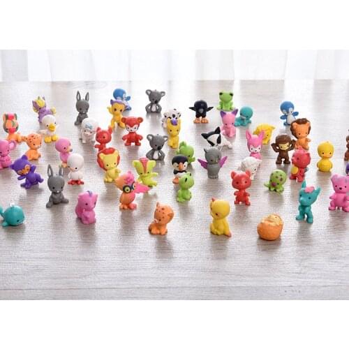 10 Pcs/set Mini 3D Animal Model Decoration Cat Dog Micro Landscape Accessories Toy Simulation PVC Animal Doll