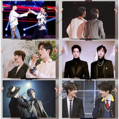 5D DIY Diamond Painting Xiao Zhan Wang Yibo Diamond Mosaic Embroidery Full Square Drill Home Decoration Cross Stitch Kits