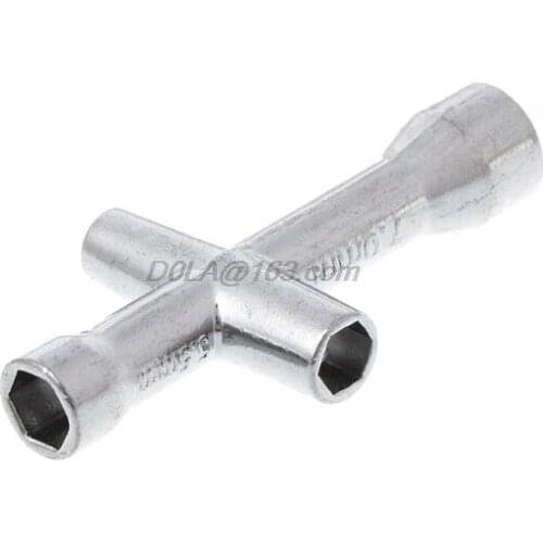 Toys Accessory 4/5/5.5/7mm Cross Wrench Sleeve for Spanner M4 RC HSP 80132 For Model Car Wheel Tool