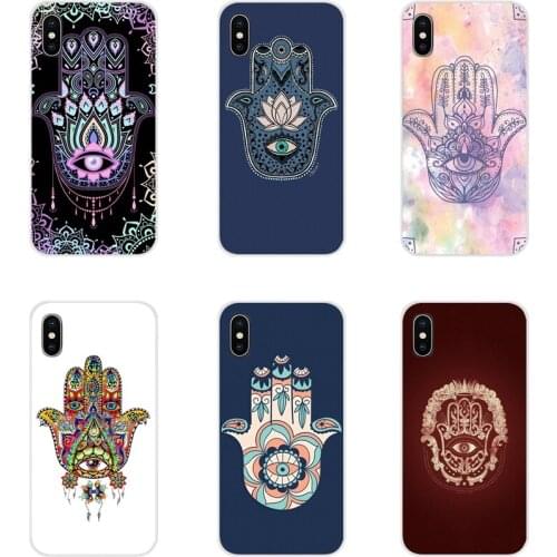 Hamsa Hand Of Fatima Art Accessories Phone Cases Covers For Samsung A10 A30 A40 A50 A60 A70 M30 Galaxy Note 2 3 4 5 8 9 10 PLUS