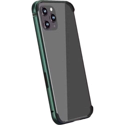 Aluminum Frame Metal Bumper Slim Hard Case Cover For iPhone Mobile Pro Phone Case Max Phone 12 12 mini Protection Frame E2U8