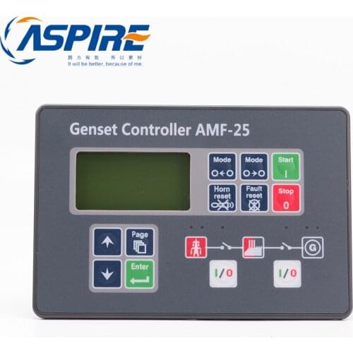 AMF25 Generator Automatic Start Controller Genset Electronics Auto Start Control Module Panel AMF25