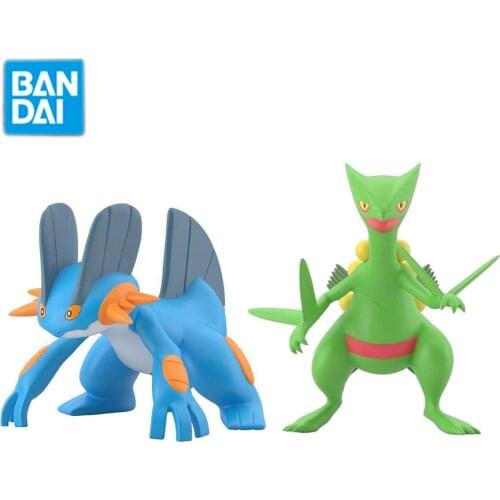 Bandai PB Limited Pokemon Starry Dream Figures Swampert Sceptile Kids Toys Model PVC Collections Action Figures Dolls Boys Gifts
