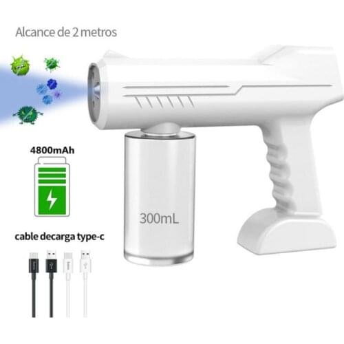 Wireless Gun Disinfectant Sprayer Blue-ray Nano Steam Sterilization Steam Spray Gun Sterilizing Spray Gun For Home Office