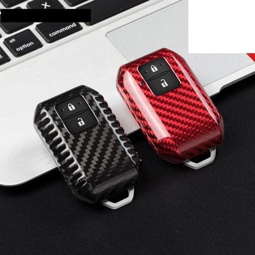 Real Carbon fiber Car Remote key case key Cover for suzuki swift 2017 2019 2020 wagon R monopoly keyless holder protection