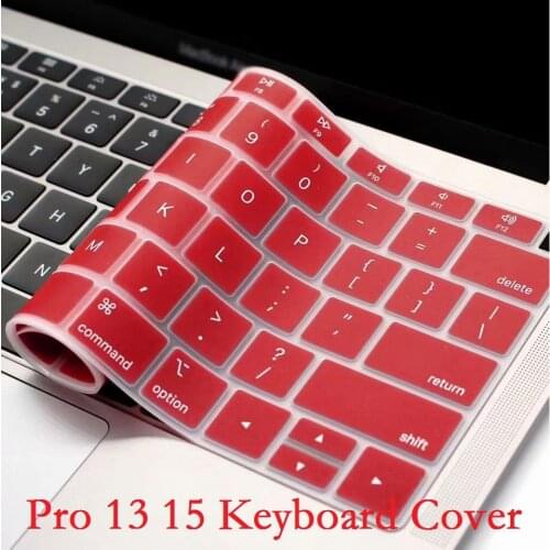EU US English Keyboard Skin for Macbook Pro 13 15 CD ROM A1278 A1286 Keyboard Cover Slim Waterproof Skin Film Protector