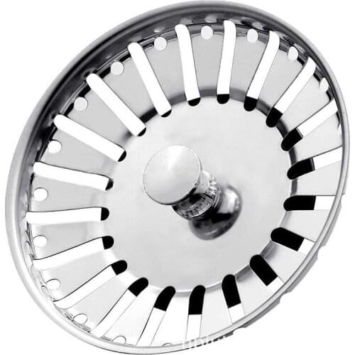 High Quality 84MM Bathroom Sink Strainer 304 Stainless Steel Water Stopper Sink Sink Water Filter Plug Kitchen Sink Accessories