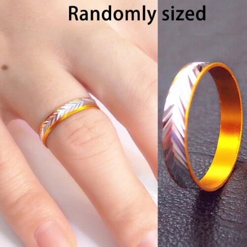 Classic Simple Mens And Womens Fashion Tail Ring Phnom Penh Imitation Gold Silver Electroplating Car Flower Couple s925