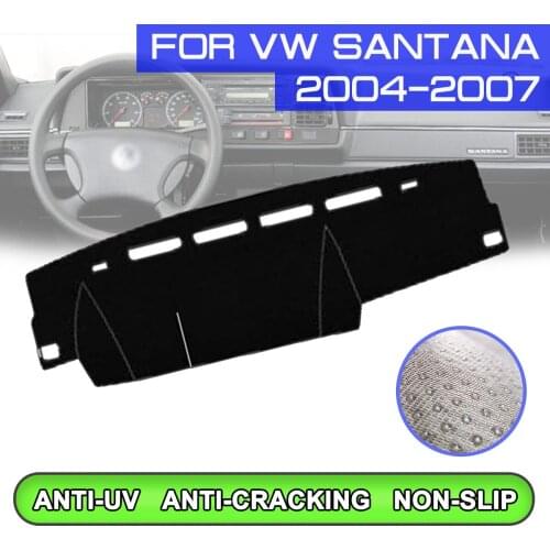 Car Dashboard Mat Anti-dirty Non-slip Dash Cover Mat UV Protection Shade for Volkswagen Santana 2004 2005 2006 2007