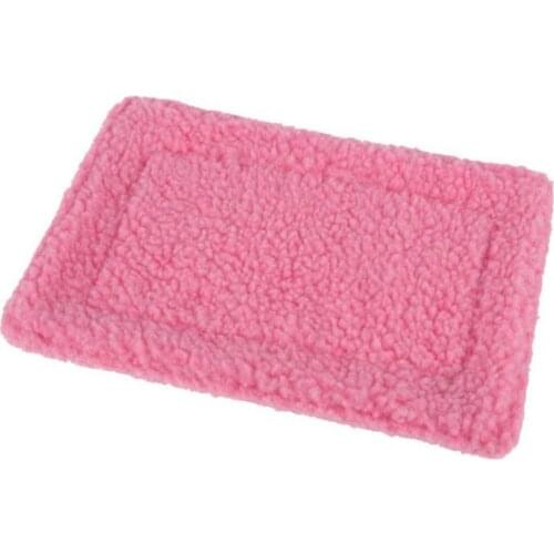 LanLan Thicken Warm Double Sided Fleece Pet Mat for Hamster Rabbit Squirrel Cat