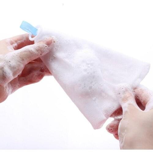 Multi-purpose double-layer foaming net wash facial cleanser foaming net handmade soap foam net tools mesh hanging bags