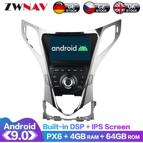 Android 9 IPS Screen PX6 DSP For Hyundai AZERA Grandeur HG I55 2011 + Car DVD GPS Multimedia Player Headunit Radio Audio Stereo