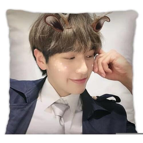 Luo Jie Pillowcase Pretty Scholar Yu Lexuan Same Paragraph Star Photo Poster Cushion Cover Souvenir Cojines Decorativo Para Sofa