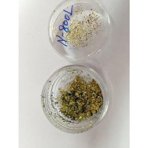 New Arrived Gold Chamelon Flake glitter for DIY nail polish,soap making 800L