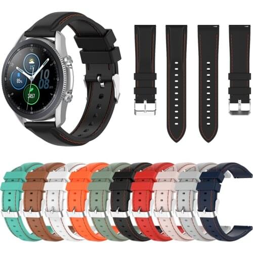 Sports Silicone Strap For Samsung Galaxy Watch 3 45mm 41mm Smartwatch Band For Samsung Gear S2 /S3 Frontier Watchband Bracelet