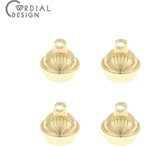 Cordial Design 100Pcs 10*11MM Jewelry Accessories/DIY Making/Charms/Bell Shape/Pendant/Hand Made/Jewelry Findings & Components