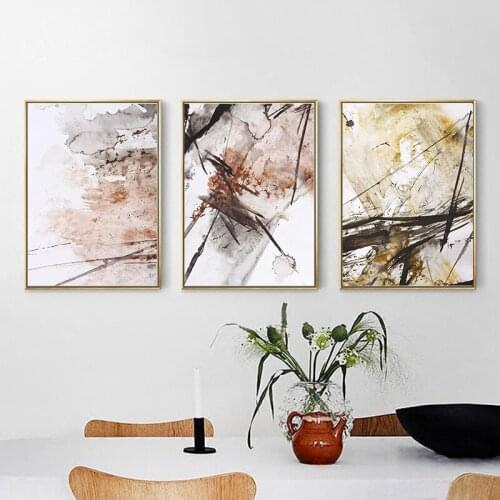 Nordic Simple Abstract Impression Mural Painting Frameless Decorative Painting messy beautiful canvas art decoration home