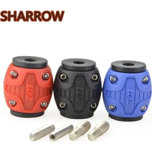 1PC Archery Bow Stabilizer 4Screws Bow Shock Absorption Archery Balance Rod Damper For Bow Outdoor Practice Shooting Accessories