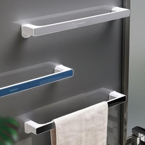 Bathroom Towel Storage Rack Toilet Punch-free Towel Storage Rack Wall-Mounted Bathroom Hook Kitchen Wipes Hanging Gadgets