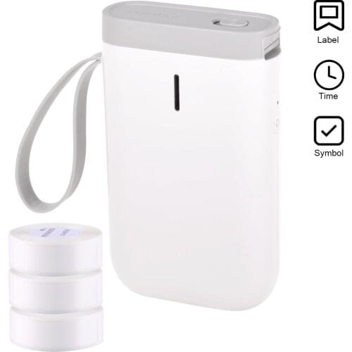 Label Maker Machine Portable Thermal Label Printer Handheld Name Price Sticker Printer Pocket Size BT Wireless Connection